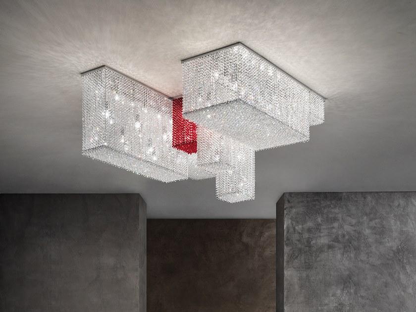 CUBO PL175 SQ Crystal ceiling lamp CUBO PL175 SQ Crystal ceiling lamp