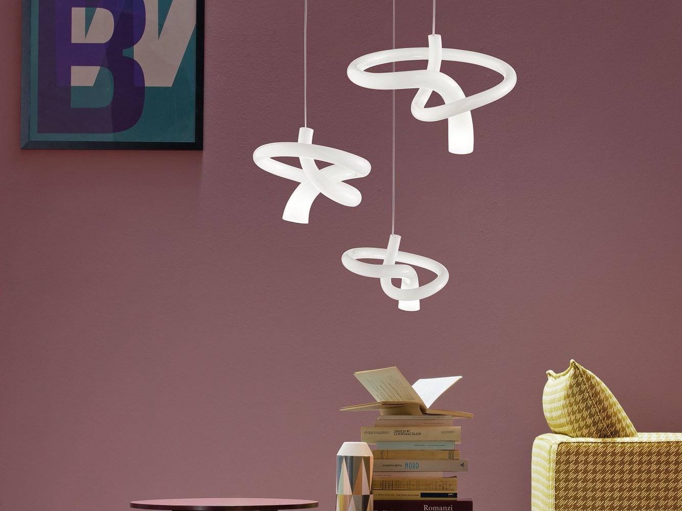 NODO SP Blown glass pendant lamp