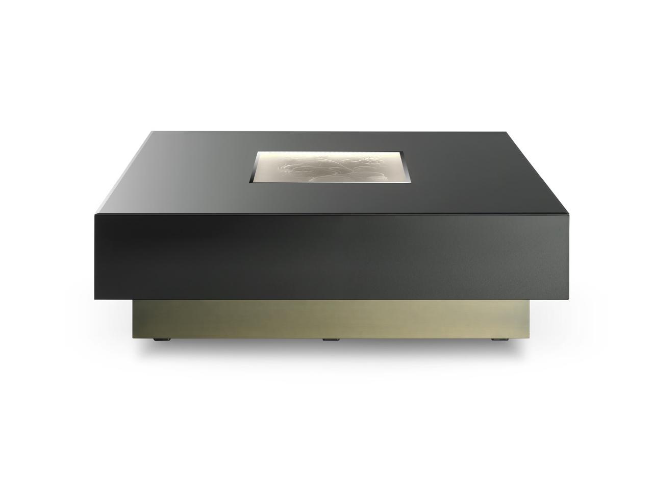 PALAZZO DUCALE Square wooden coffee table
