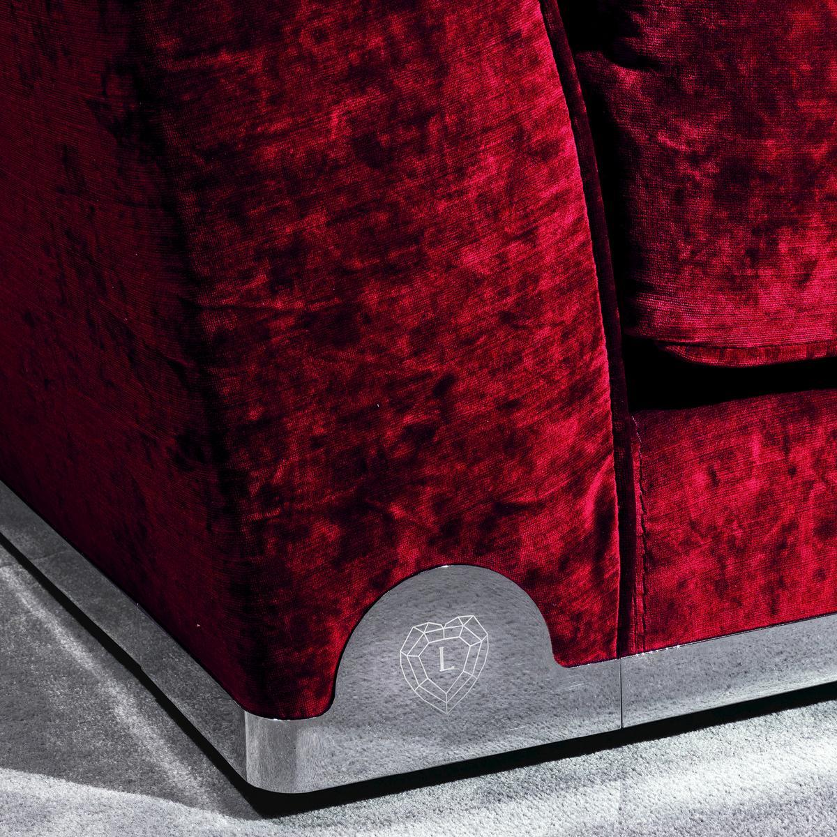 GRACE Sectional velvet sofa