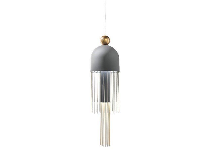 NAPPE XL2 LED painted metal pendant lamp