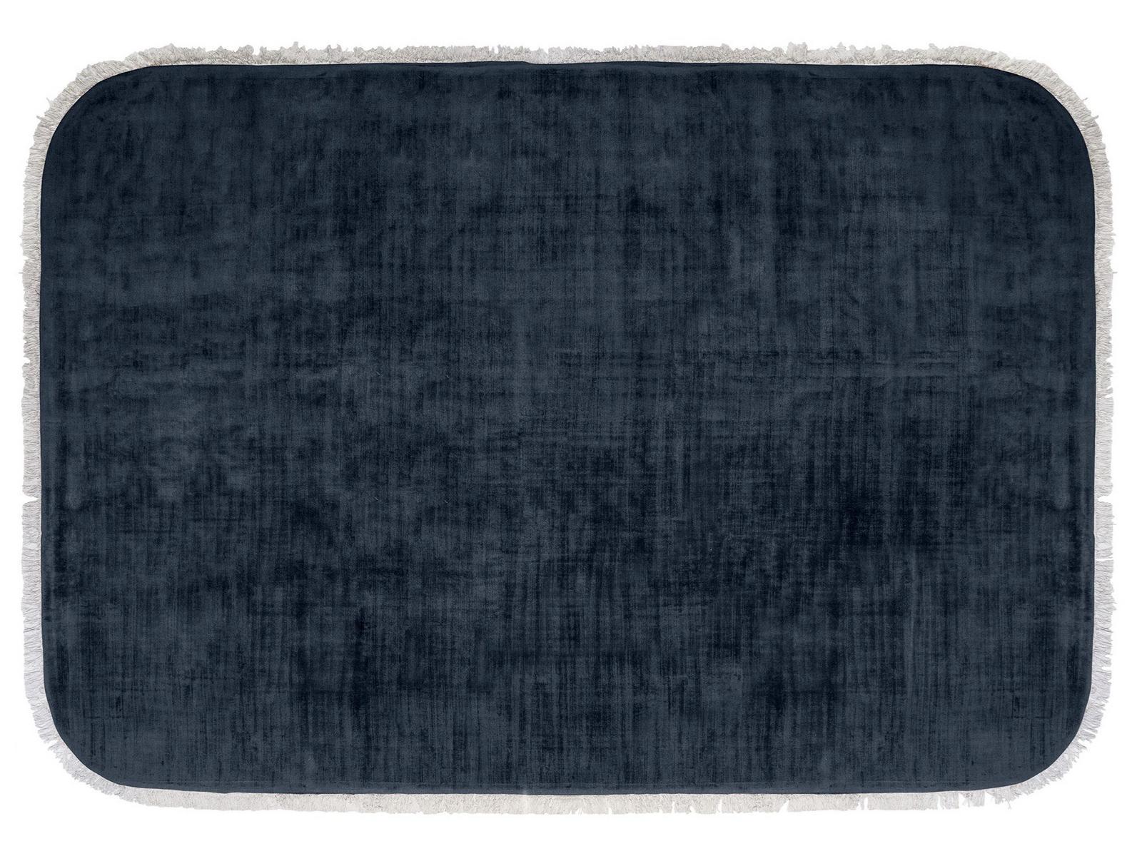 KALAHARI Solid-color rectangular viscose rug