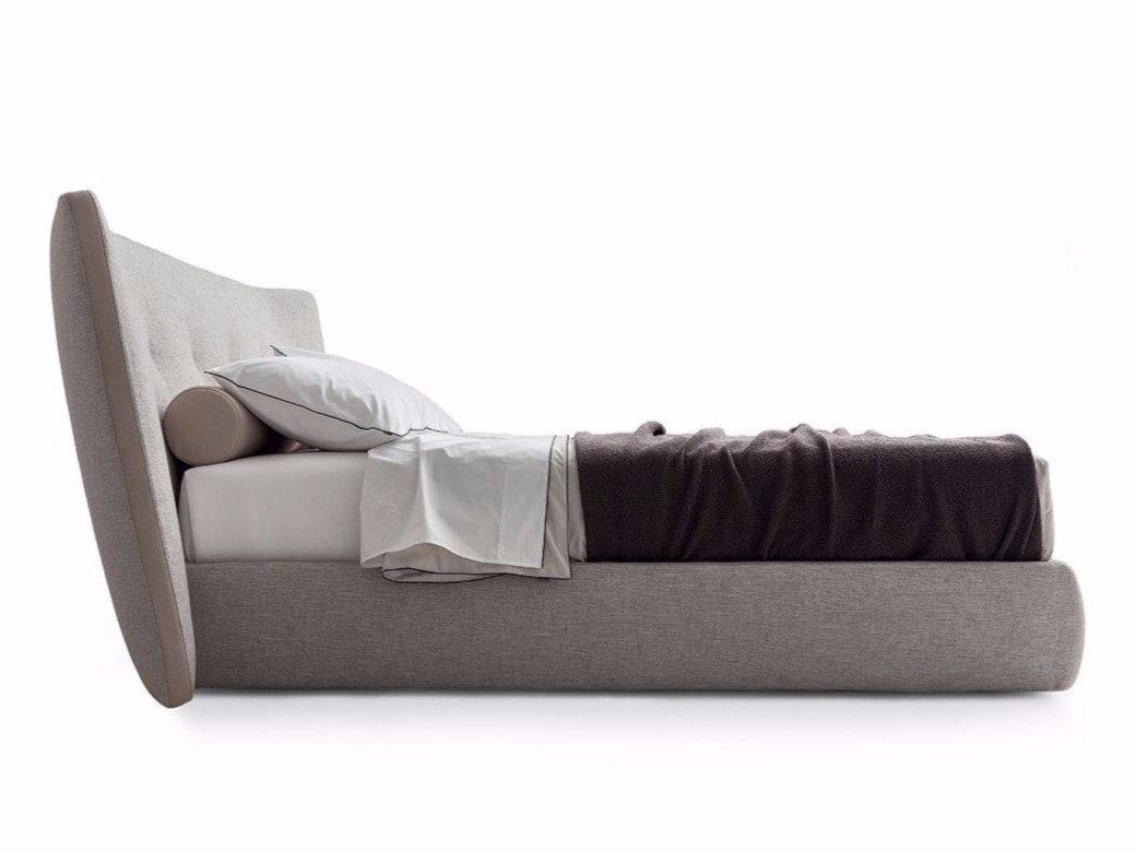 REVER Upholstered double bed with tufted headboard