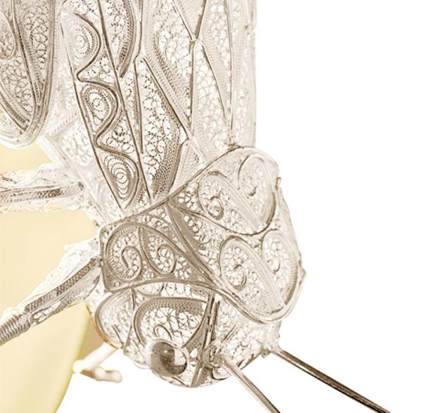 FILIGREE Handmade brass wall light