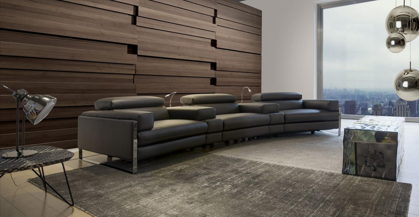 ROMEO RELAX Leather sofa