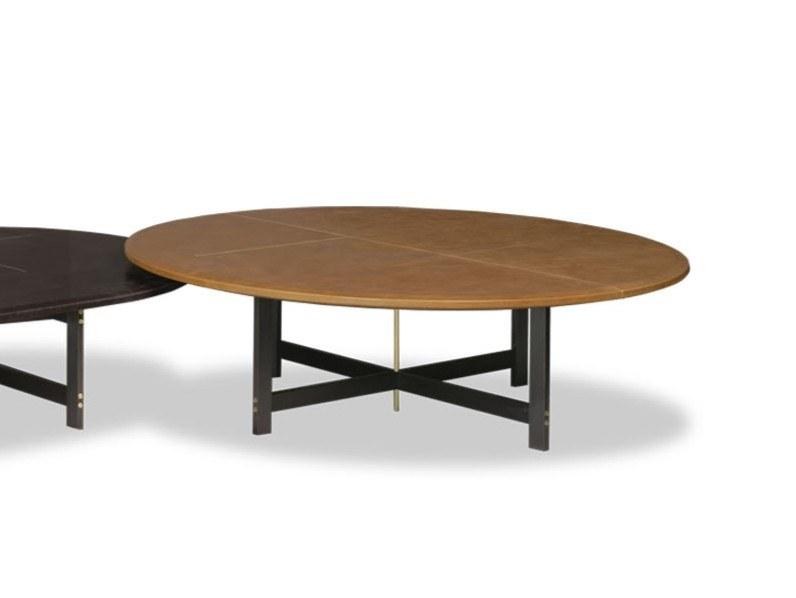 PLACÈ Low round coffee table for living room