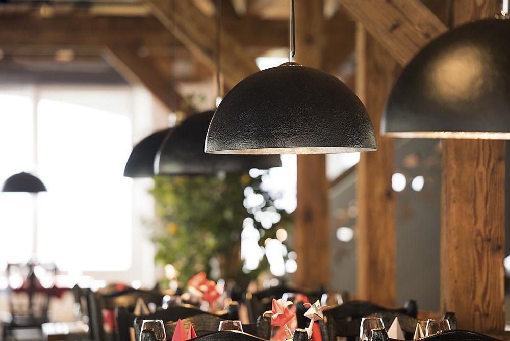 FORCHINI Plastic pendant lamp with dimmer in a contemporary style