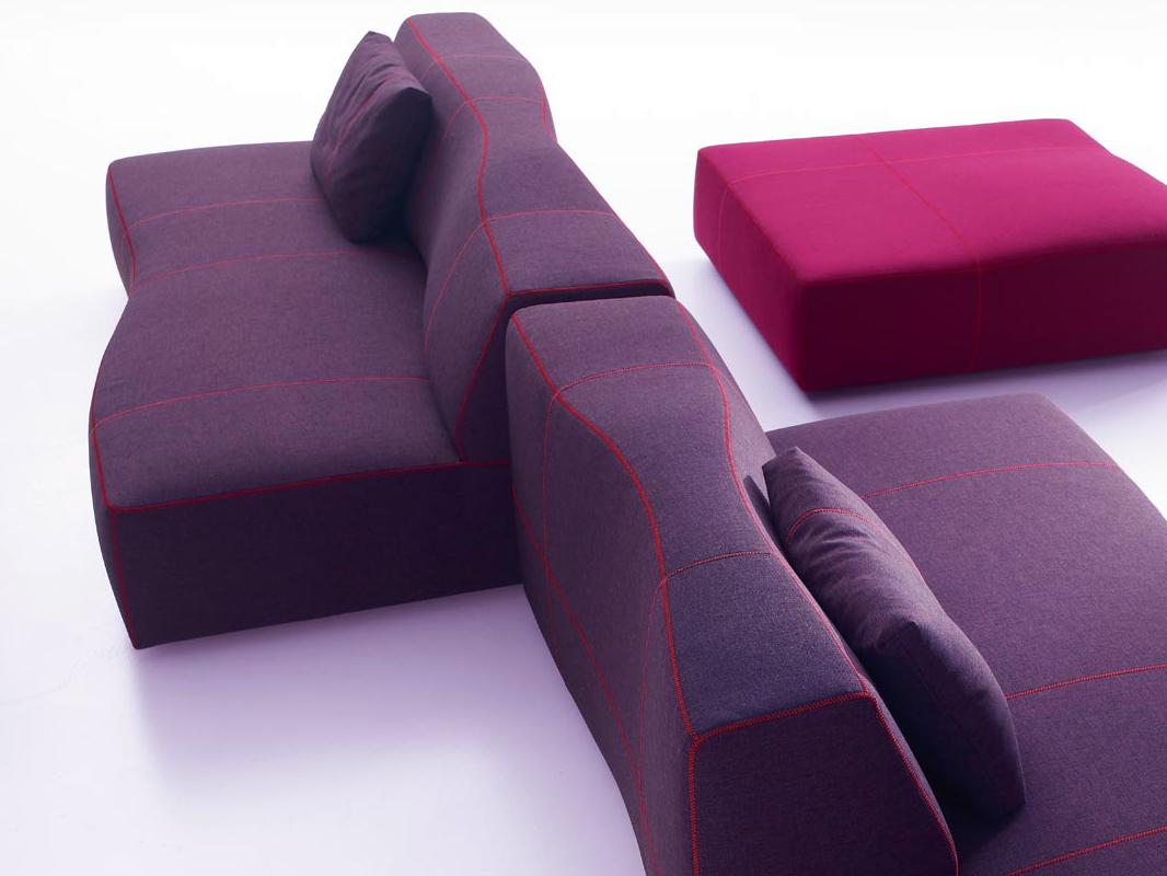 BEND Modular fabric sofa