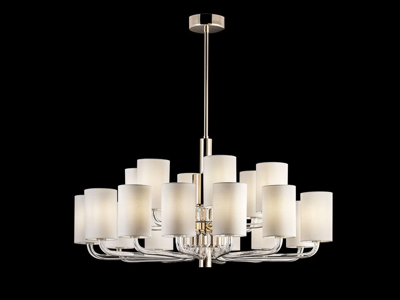 EGO LED glass chandelier with Swarovski® Crystals