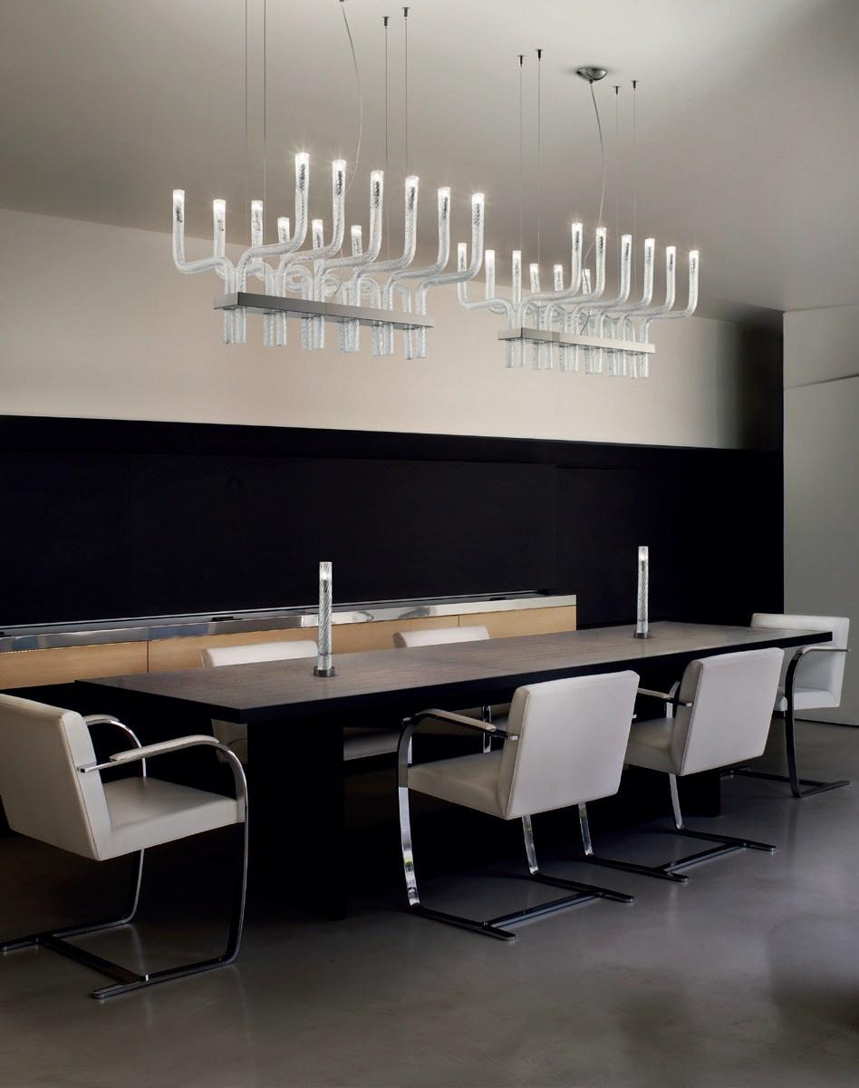 STARDUST SP R Blown glass pendant lamp