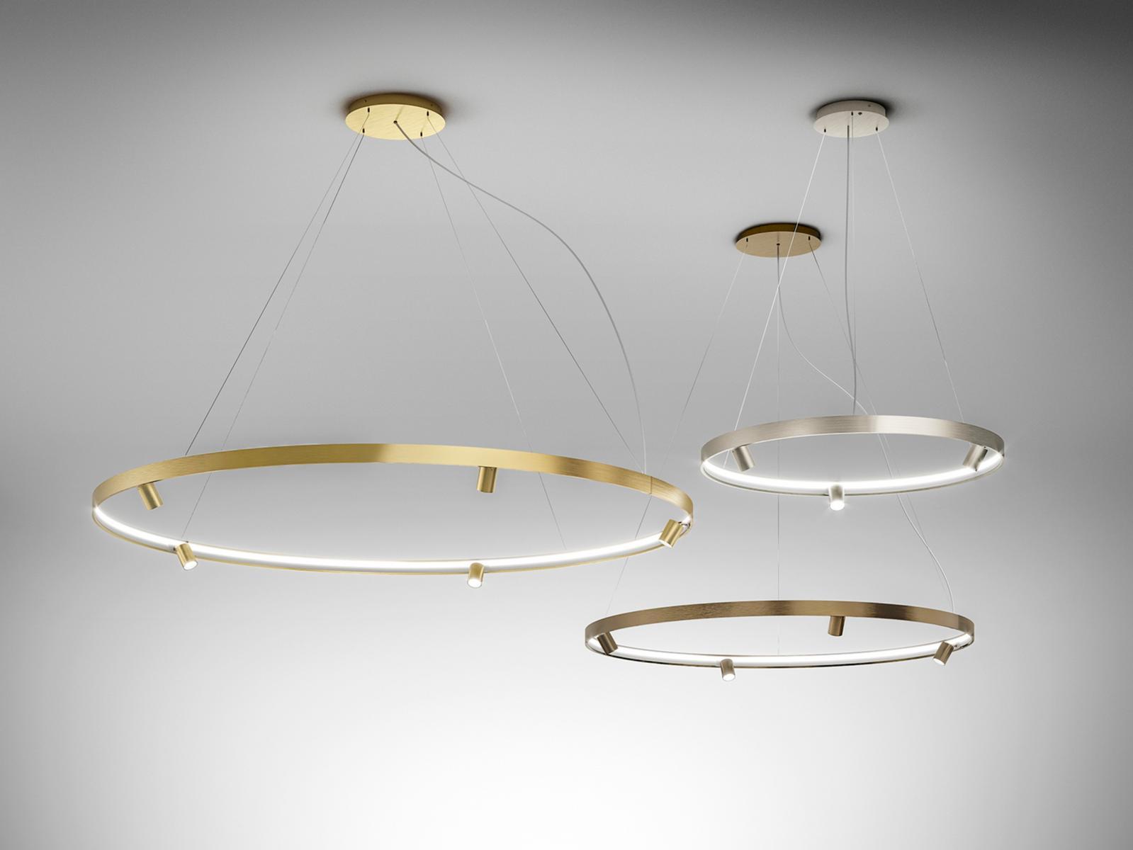 ARENA LED extruded aluminium pendant lamp