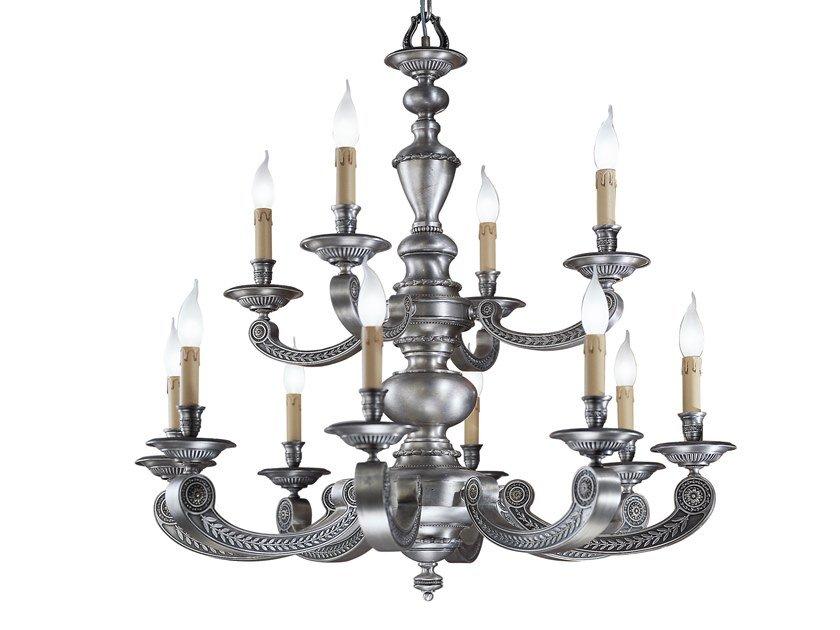 ALBERTO 268/8+4 Old silver chandelier