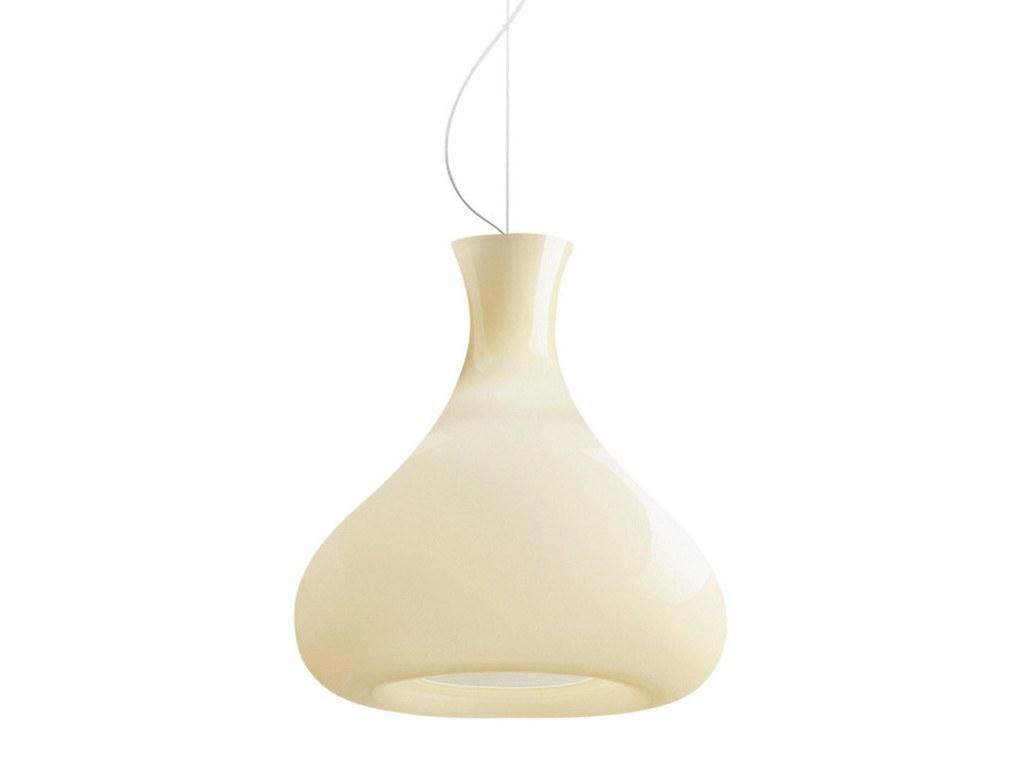 SUMMER S LED blown glass pendant lamp