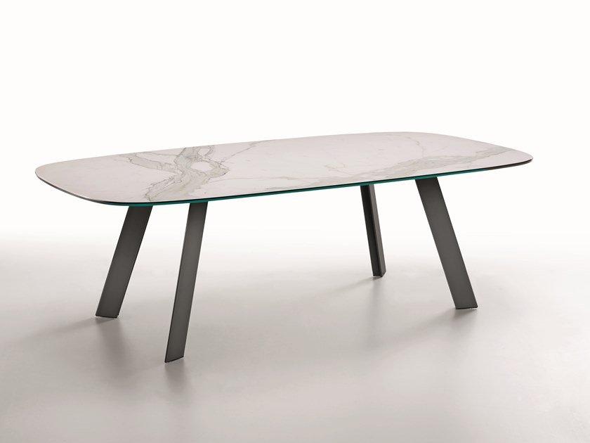 ALEXANDER Glass ceramic dining table