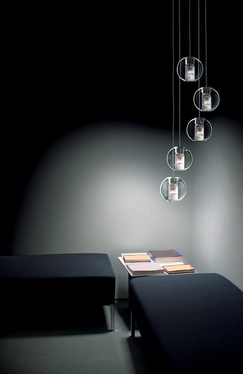 FAIRY S LED Borosilicate glass pendant lamp