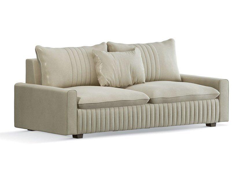 7444 3 seater fabric sofa