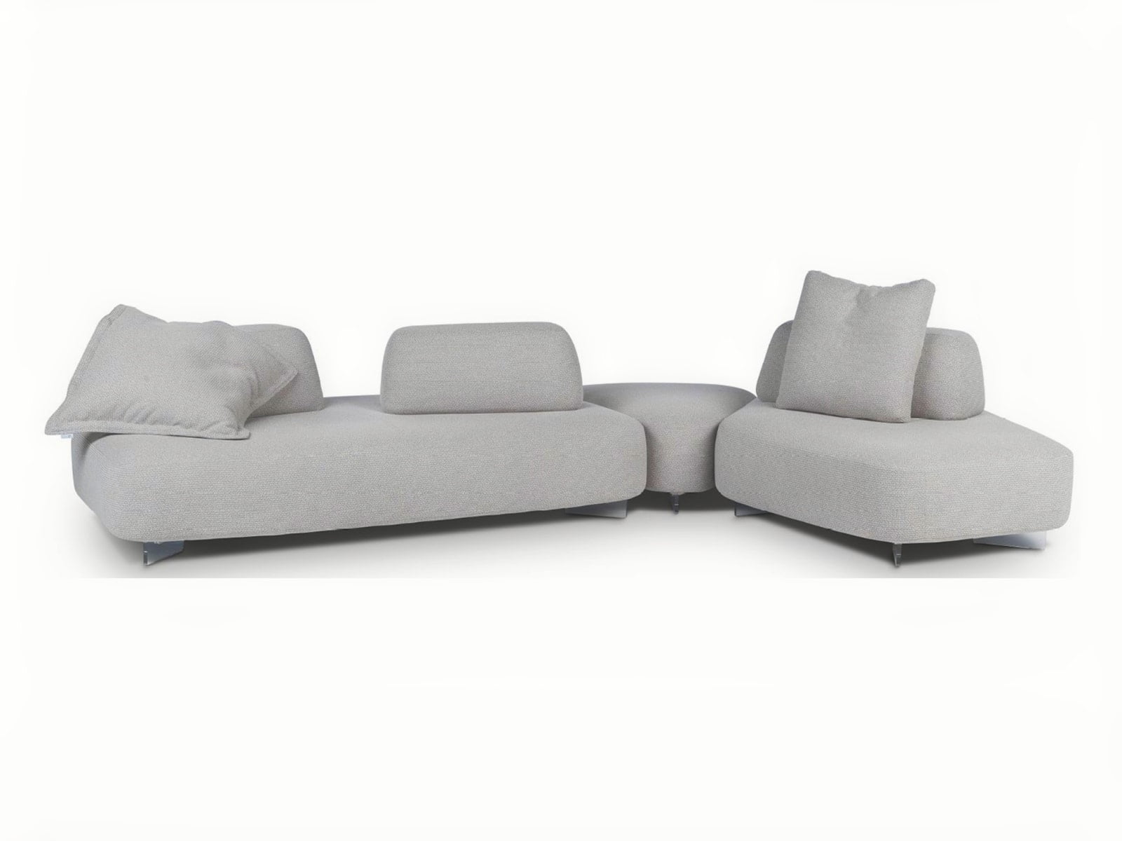 CREMINO Modular sofa with moveable backrests and versatile configurations, providing flexible comfort and Italian-inspired design aesthetics for innovative living spaces.