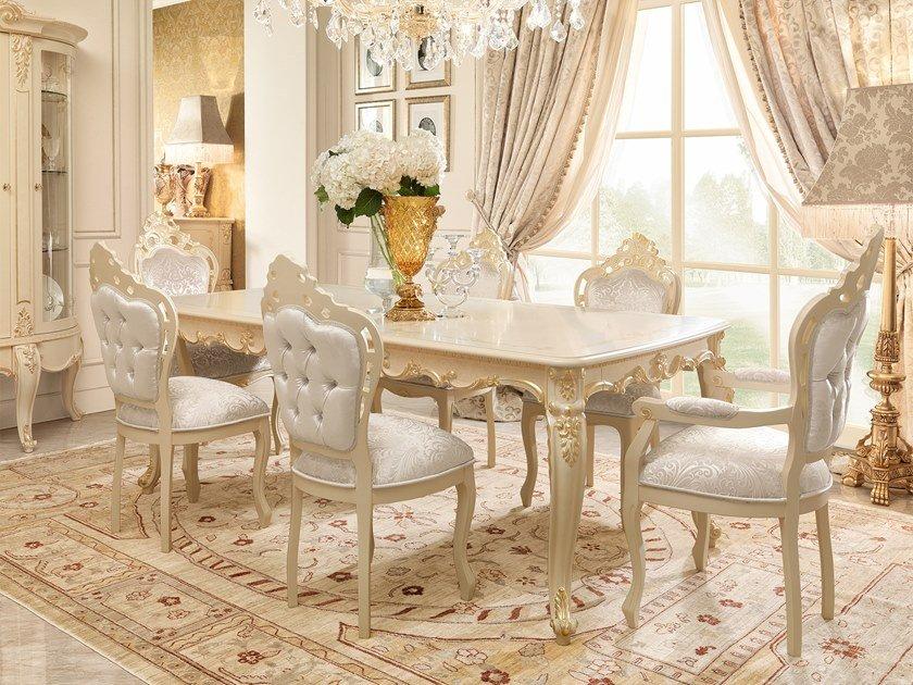 DAVID Rectangular wooden table