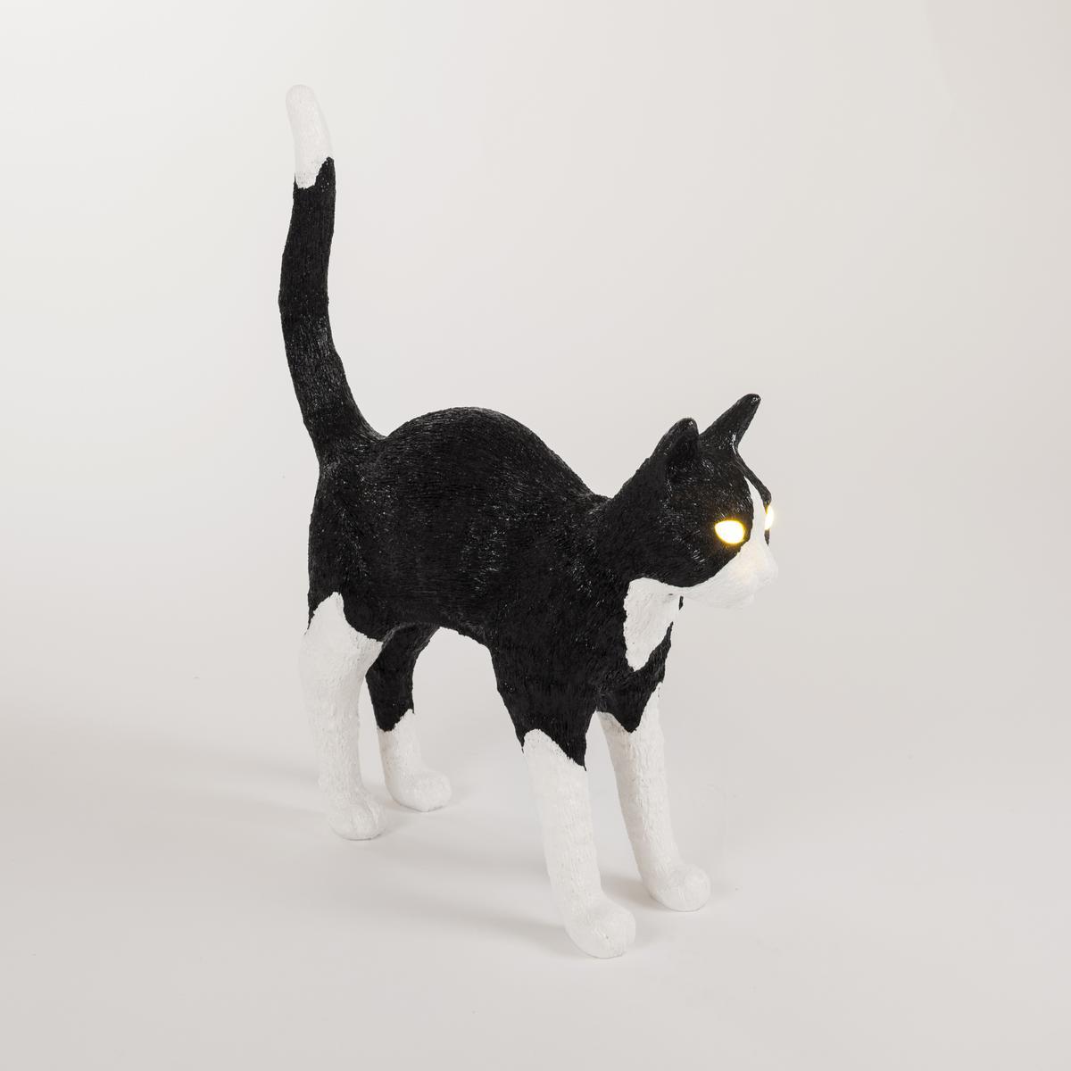JOBBY THE CAT LED resin table lamp with USB charging