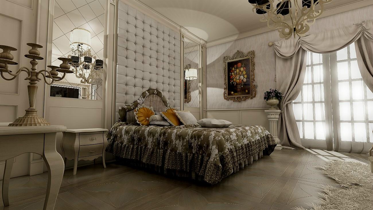TOSCA Solid wood boiserie / bedroom set