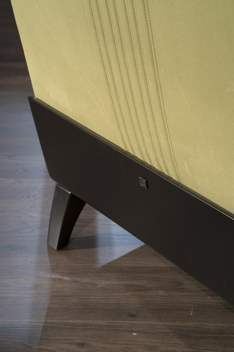 ARIEL Fabric armchair with armrests