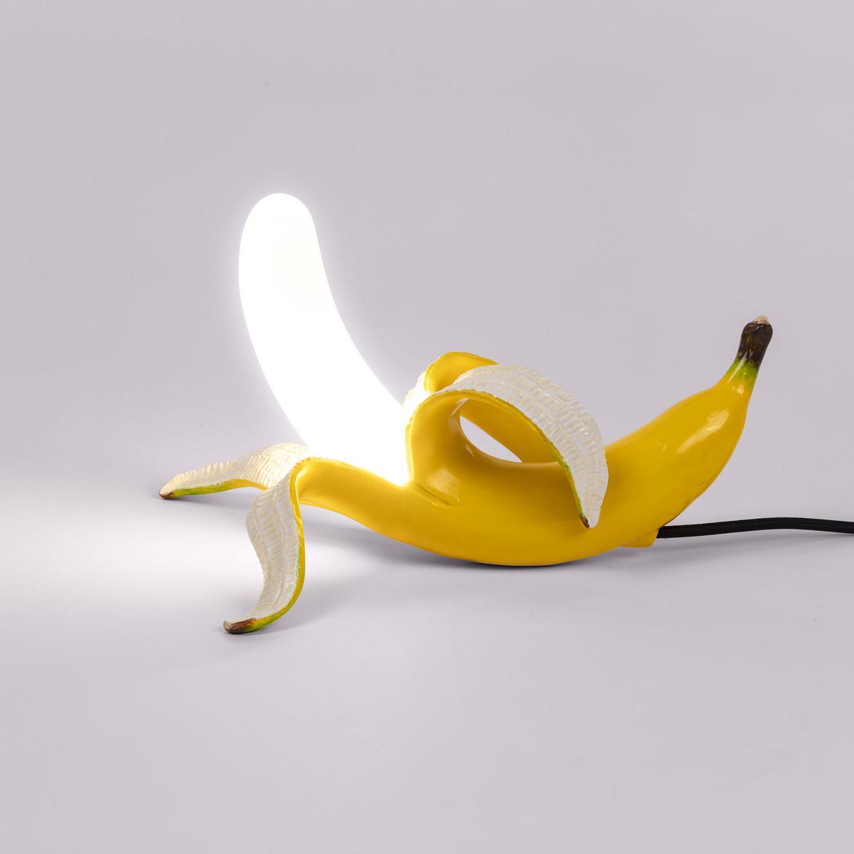 BANANA LAMP YELLOW DEWEY LED resin and glass table lamp BANANA LAMP YELLOW DEWEY LED resin and glass table lamp