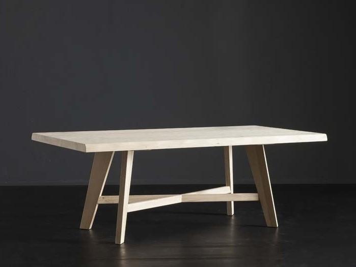 DENVER + PECHINO Rectangular oak dining table