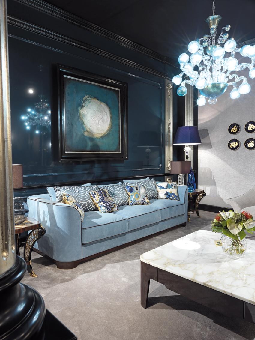 PALAIS ROYAL 3 seater nabuk sofa PALAIS ROYAL 3 seater nabuk sofa