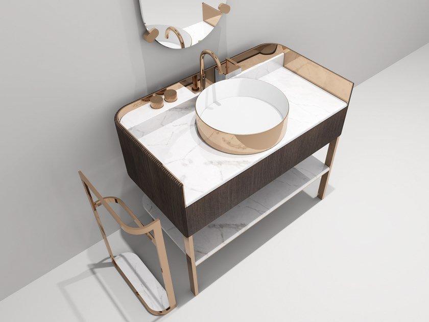 KOBOL Single marble console sink