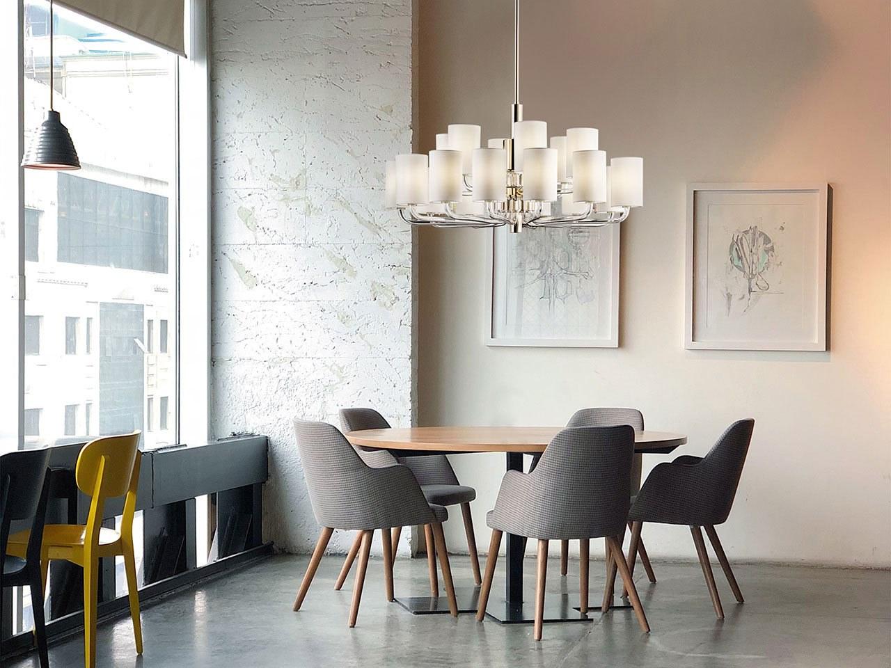 EGO LED glass chandelier with Swarovski® Crystals