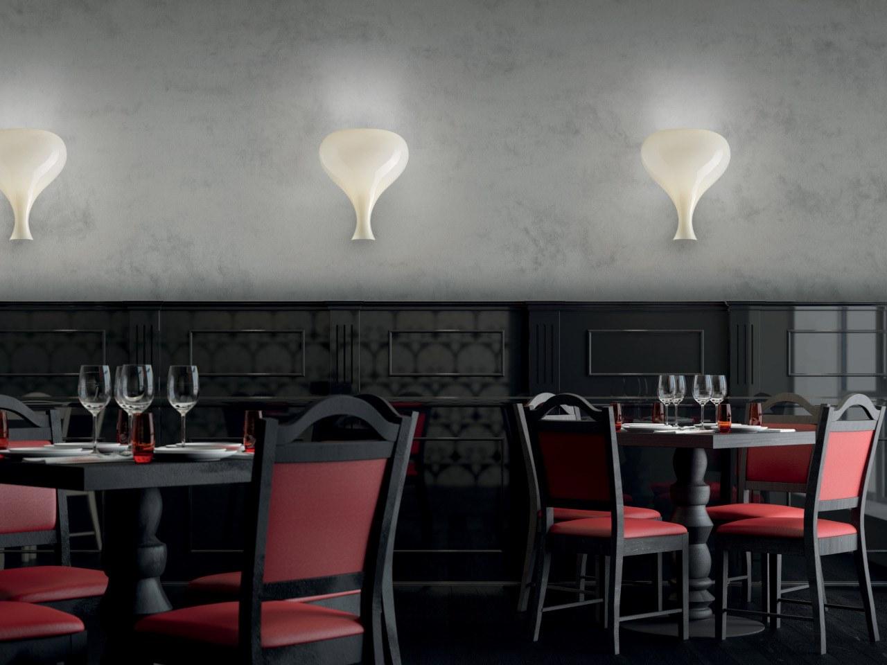SUMMER P Contemporary style LED glass wall light