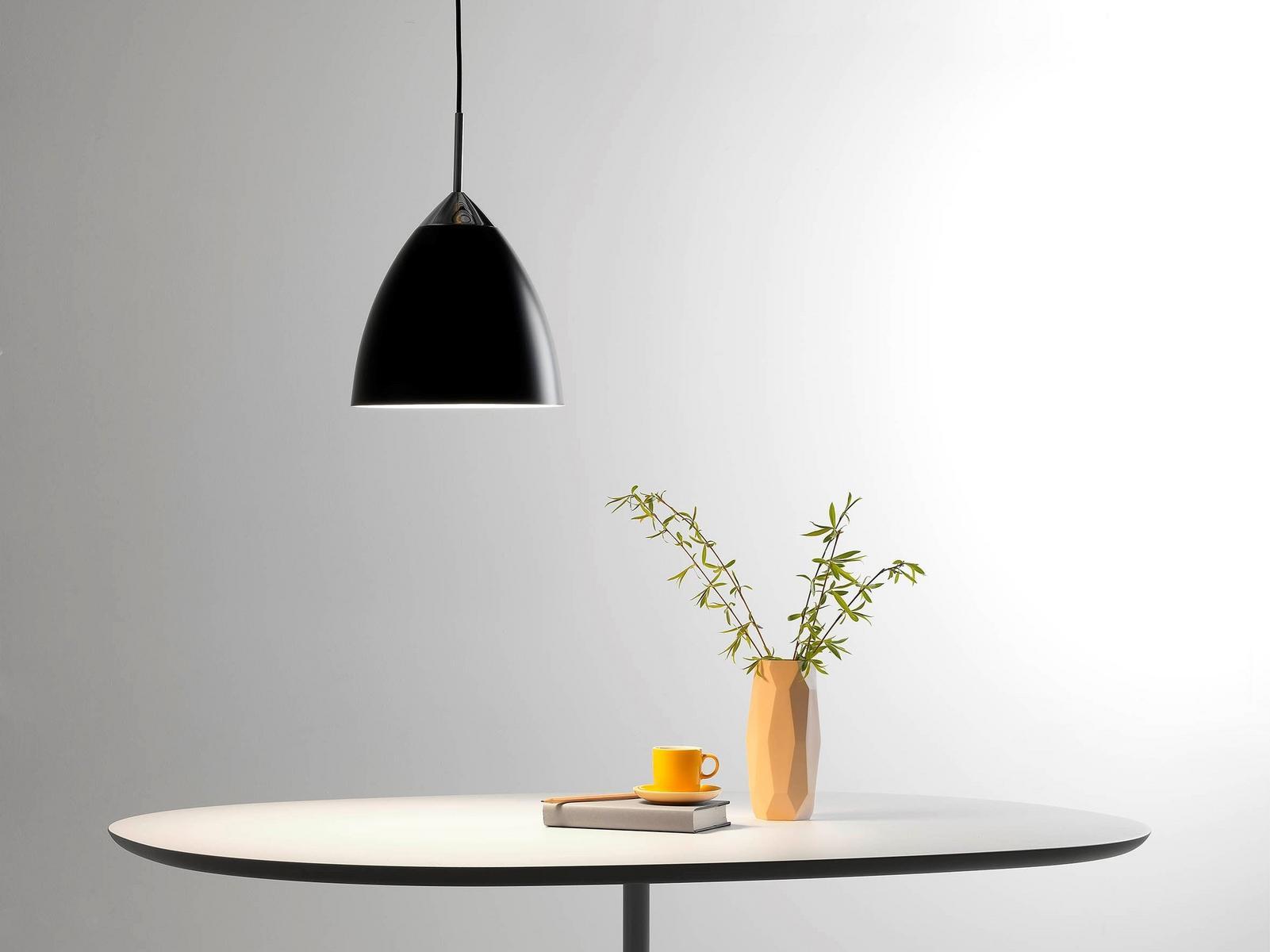 JOEL Steel pendant lamp with dimmer