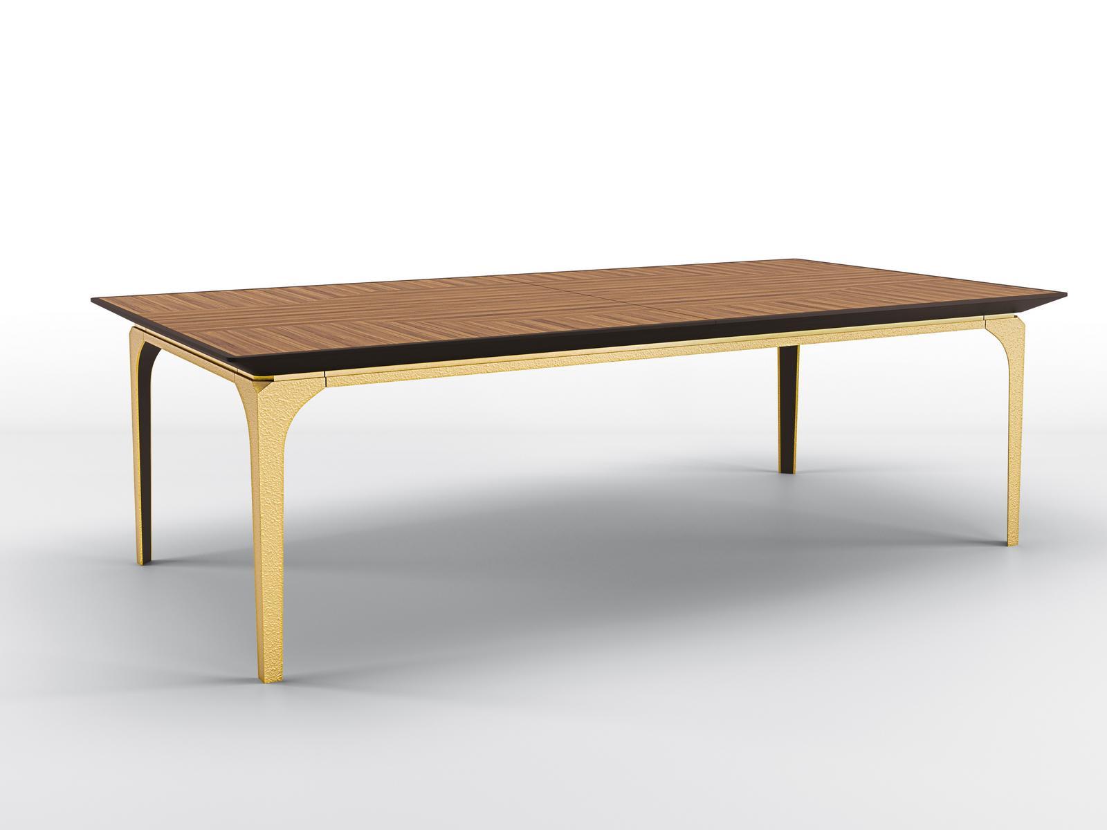 WANDA Rectangular walnut dining table