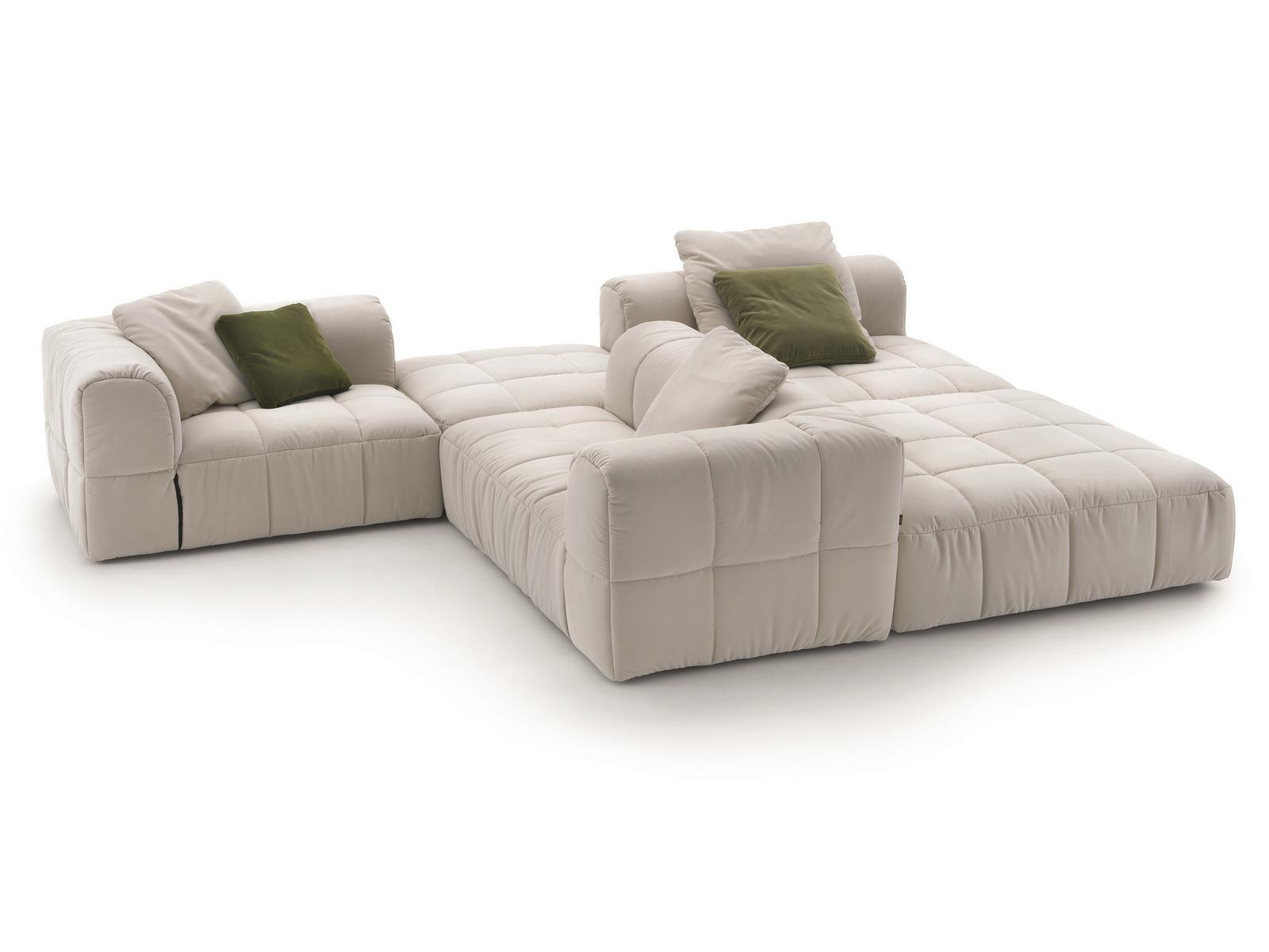 STRIPS SYSTEM Modular fabric sofa