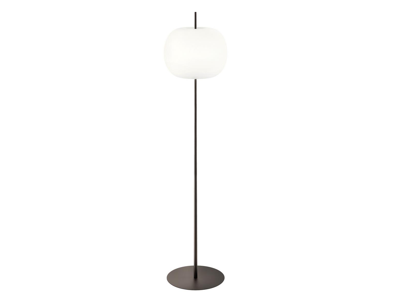 KUSHI XL Opal glass floor lamp