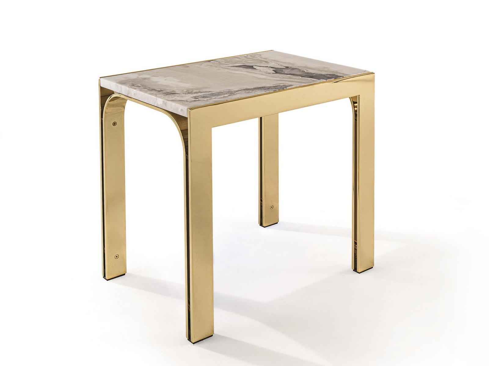 EDGE Square metal coffee table
