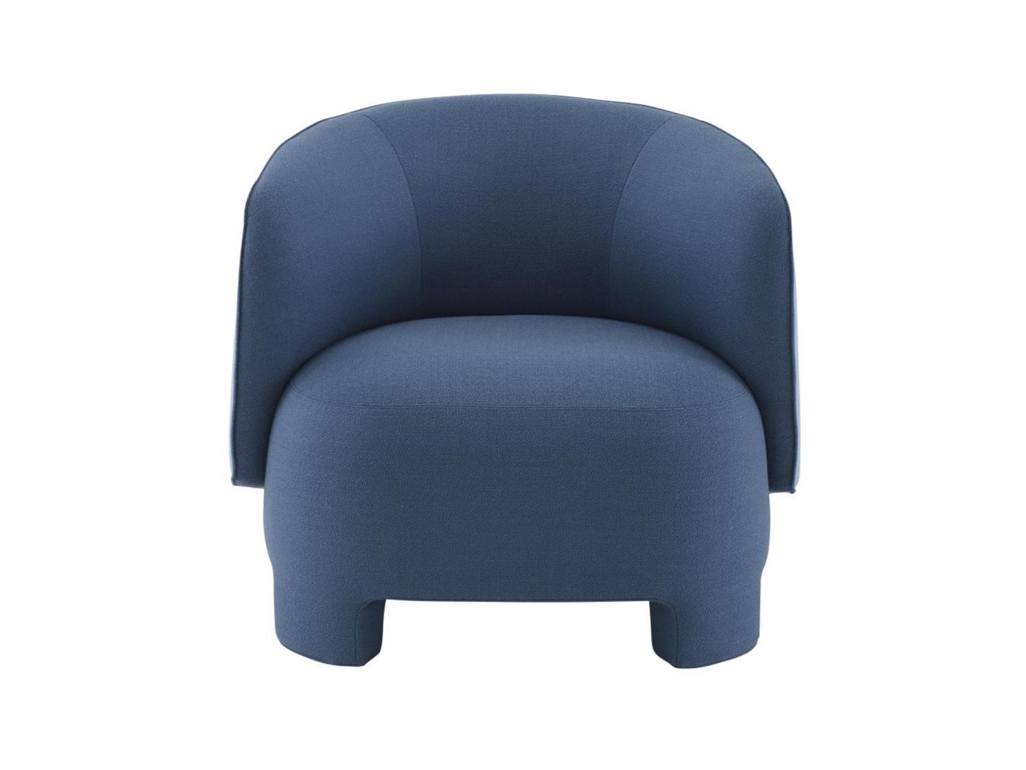 TARU Fabric easy chair with armrests