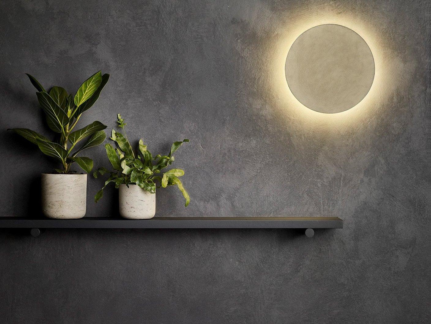 ECLIPSE ROUND 300 LED cement wall lamp