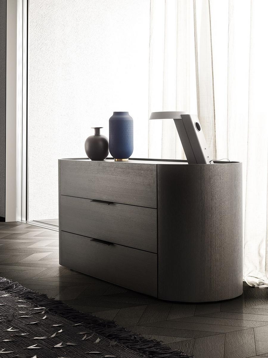 DEDALO Wooden chest of drawers