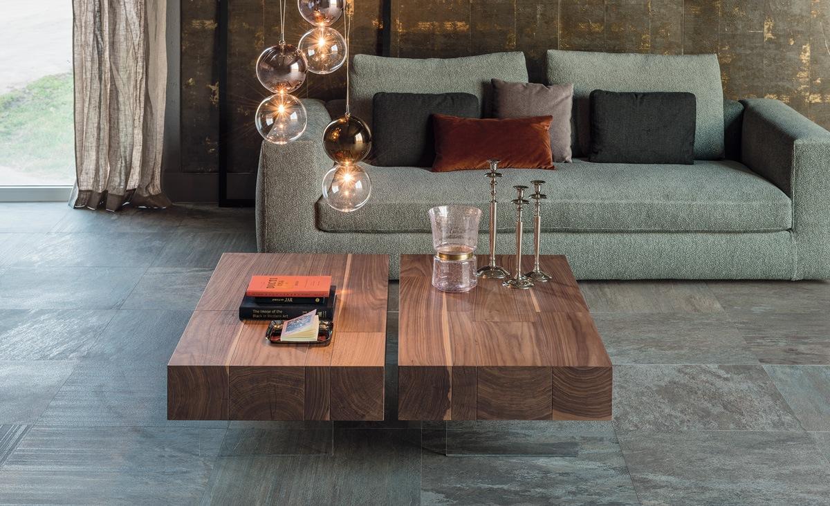 LINGOTTO Rectangular wood coffee table