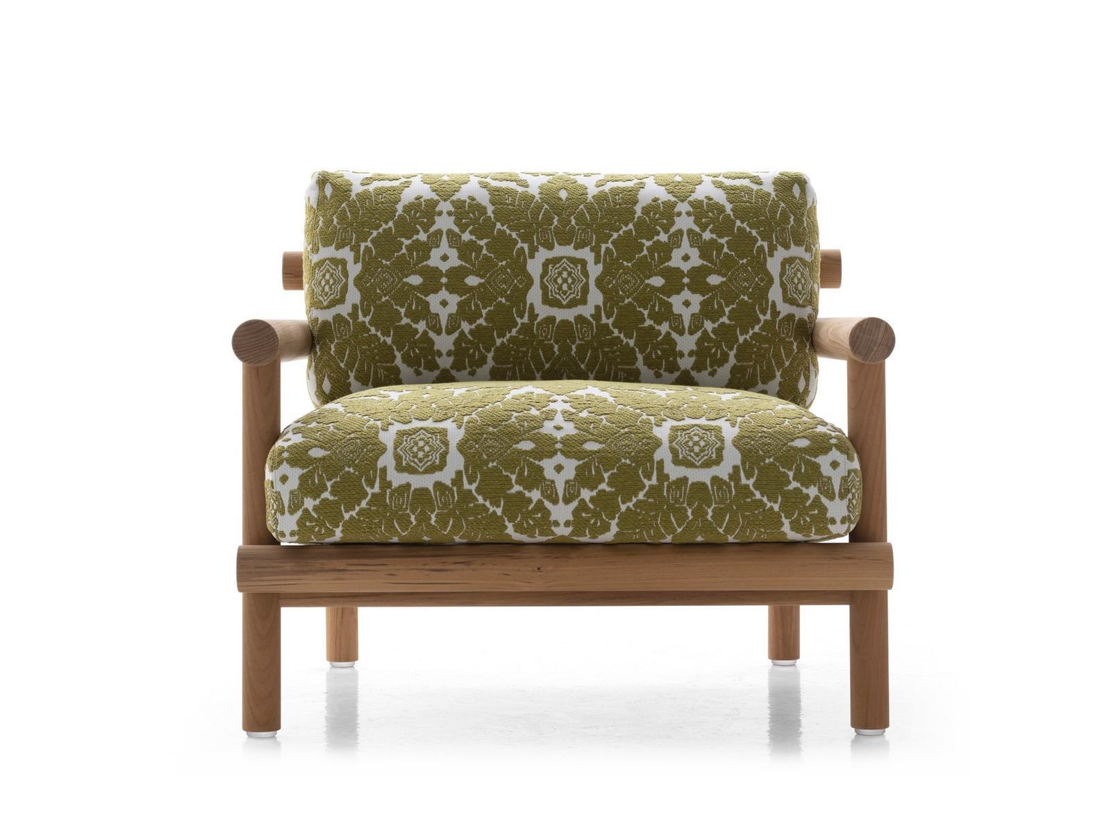 AYANA Fabric garden armchair with armrests