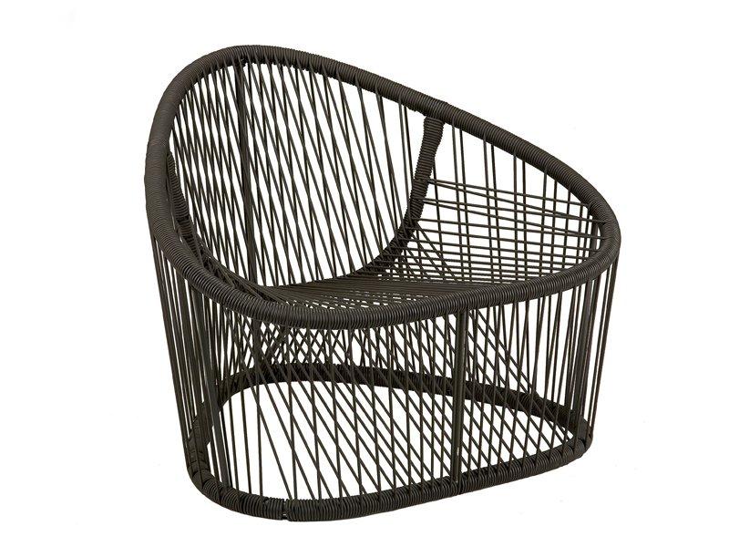 CLUB 1009 Stainless steel and PVC armchair