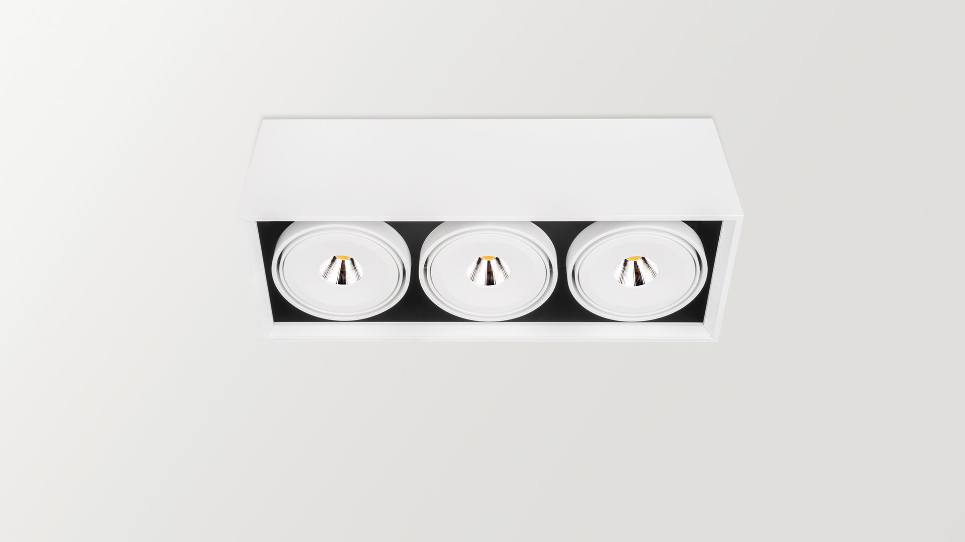 ORBITAL SURFACE 3 LARK-111 LED ceiling aluminium spotlight