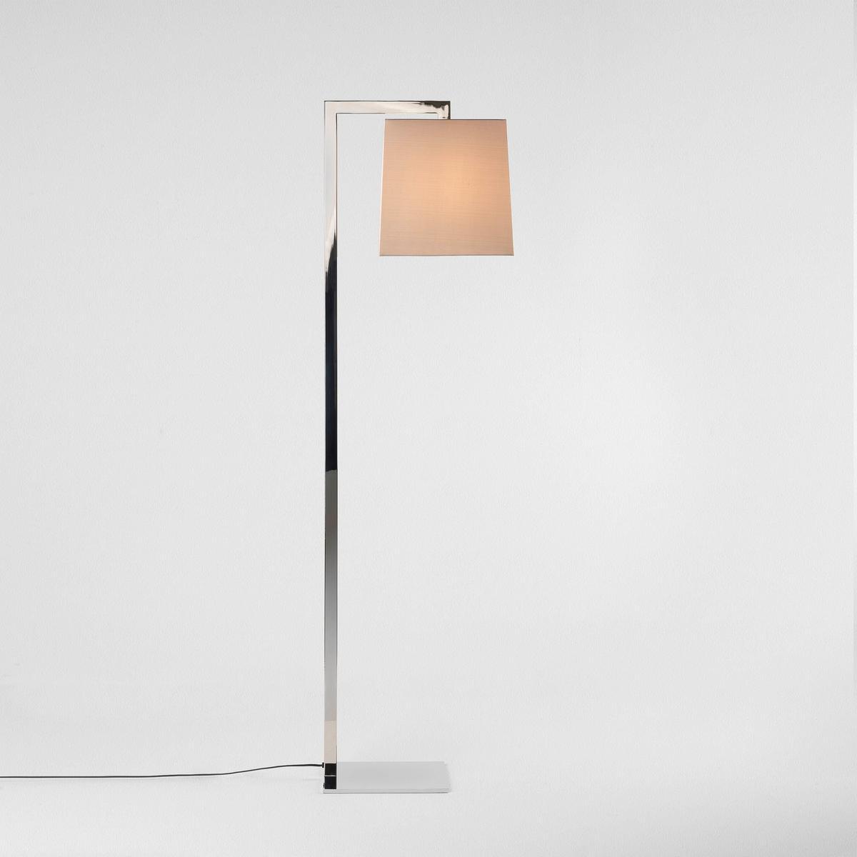RAVELLO Floor lamp in steel and fabric
