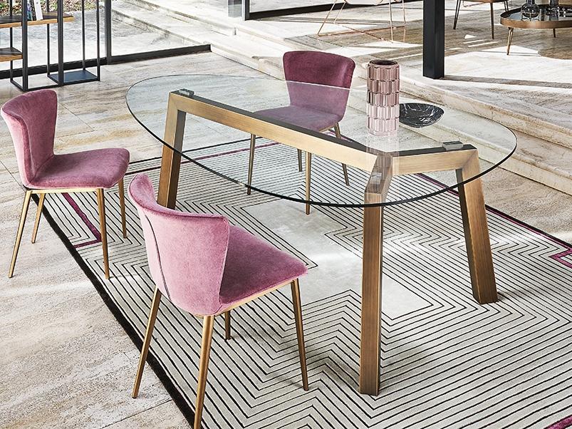 GIO' Upholstered fabric chair