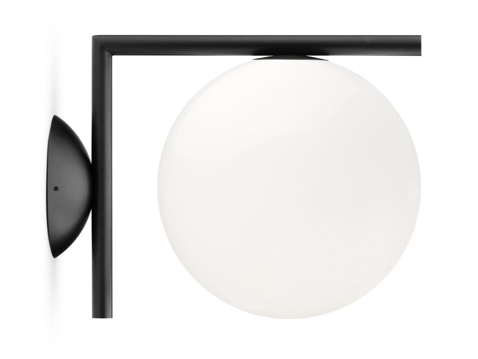 IC LIGHTS CW1 Opal glass wall lamp
