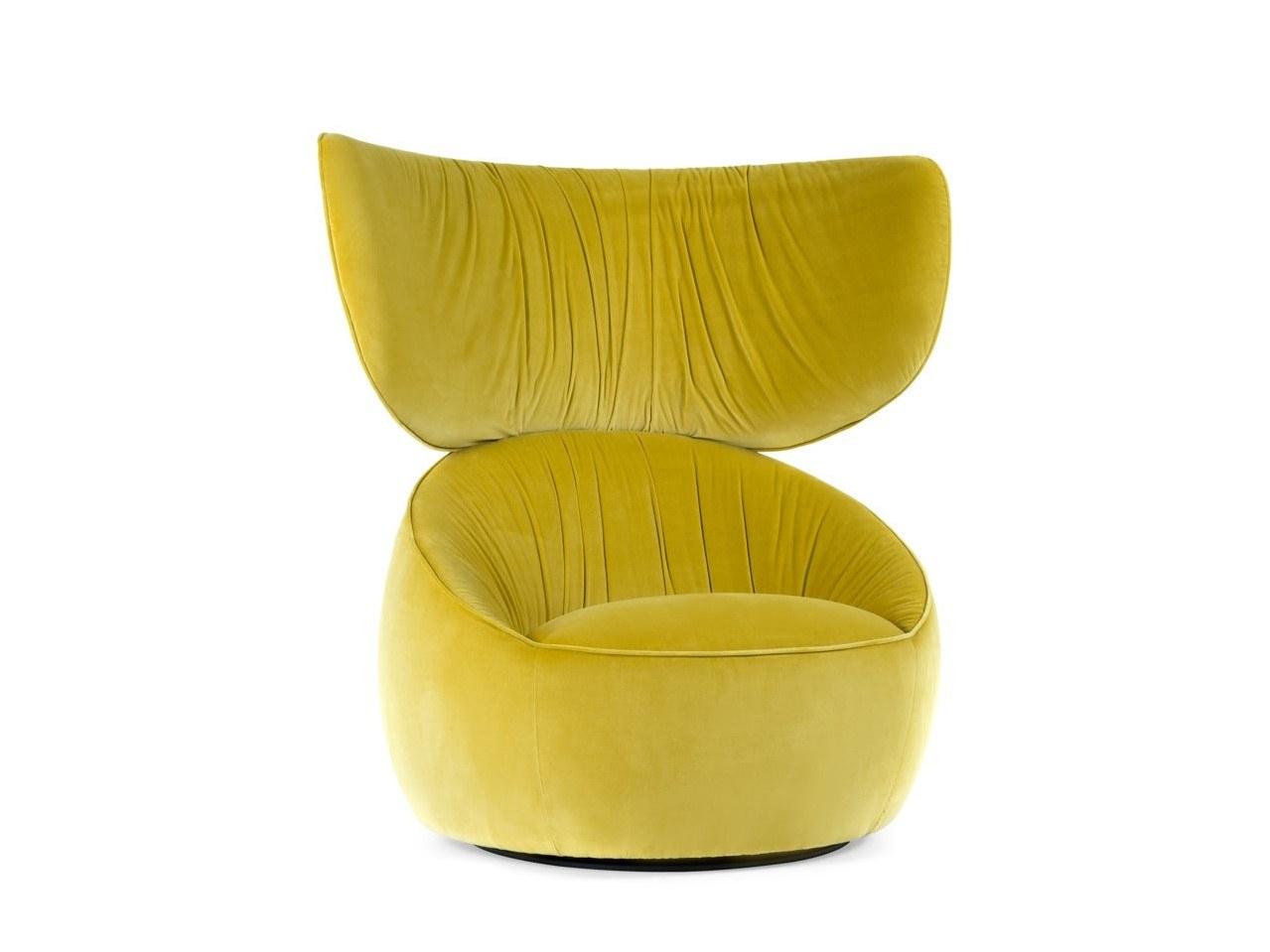 HANA WINGBACK SWIVEL Swivel upholstered high-back armchair