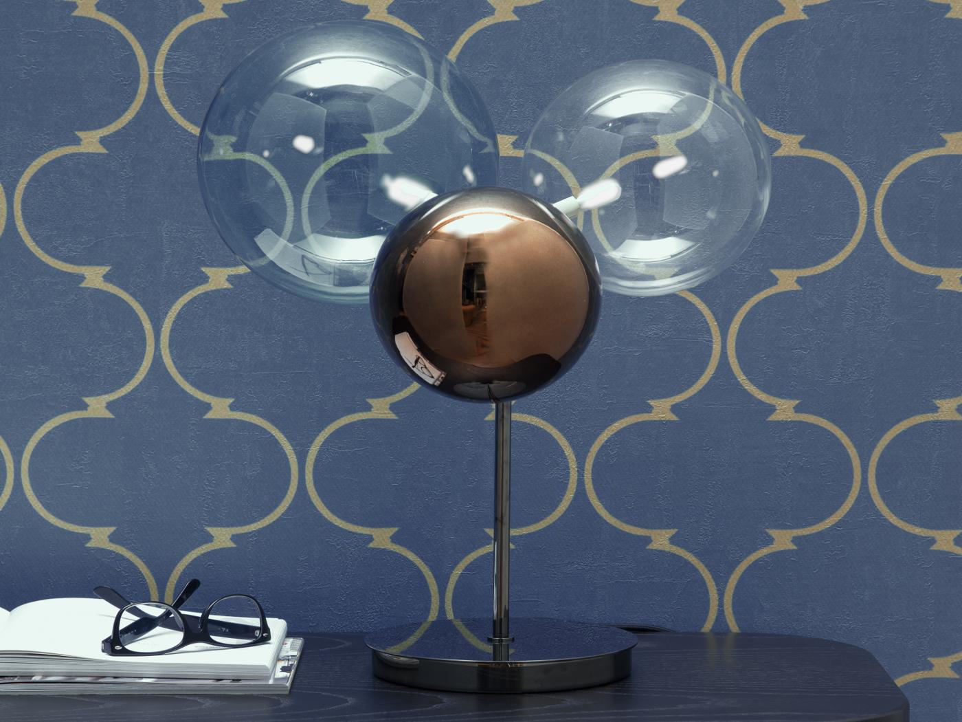 ATOMO LED glass table lamp