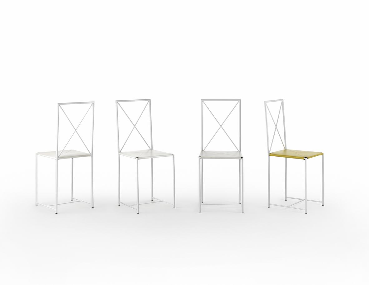 MOKA Open back metal chair