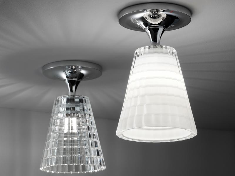 FLOW Crystal ceiling lamp